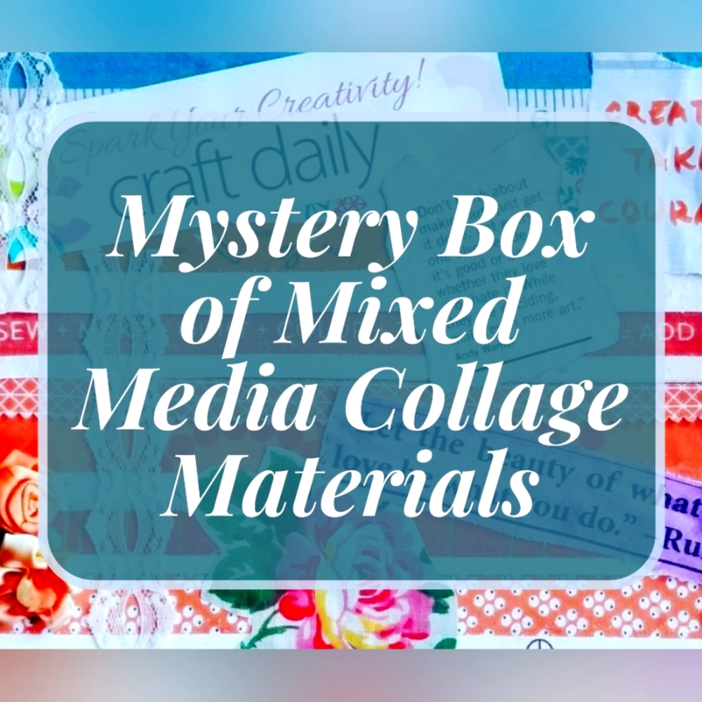 Mixed Media Collage Mystery Box